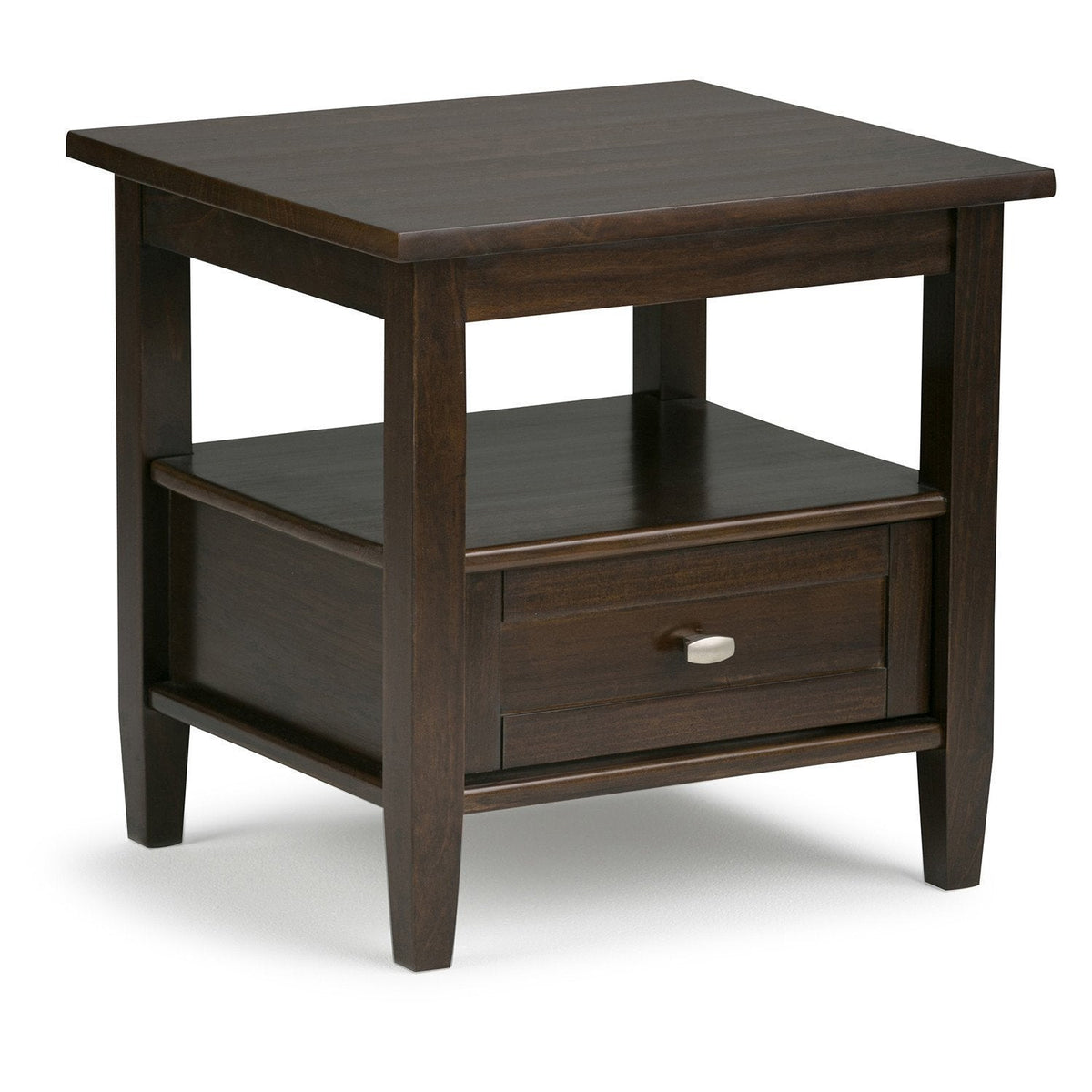 Brunette Brown | Warm Shaker End Table