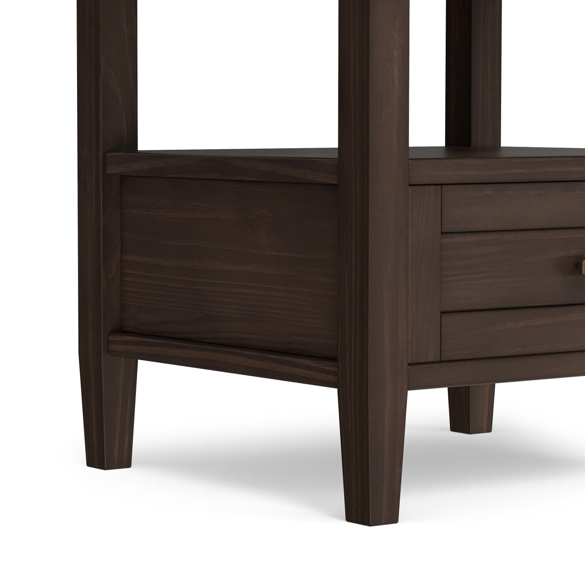 Warm Walnut Brown | Warm Shaker End Table
