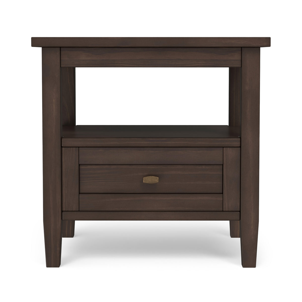 Warm Walnut Brown | Warm Shaker End Table