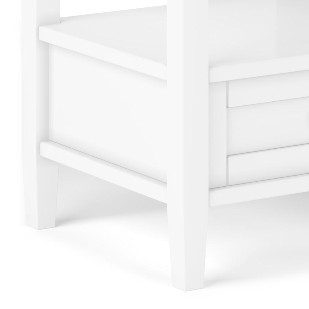 White | Warm Shaker End Table