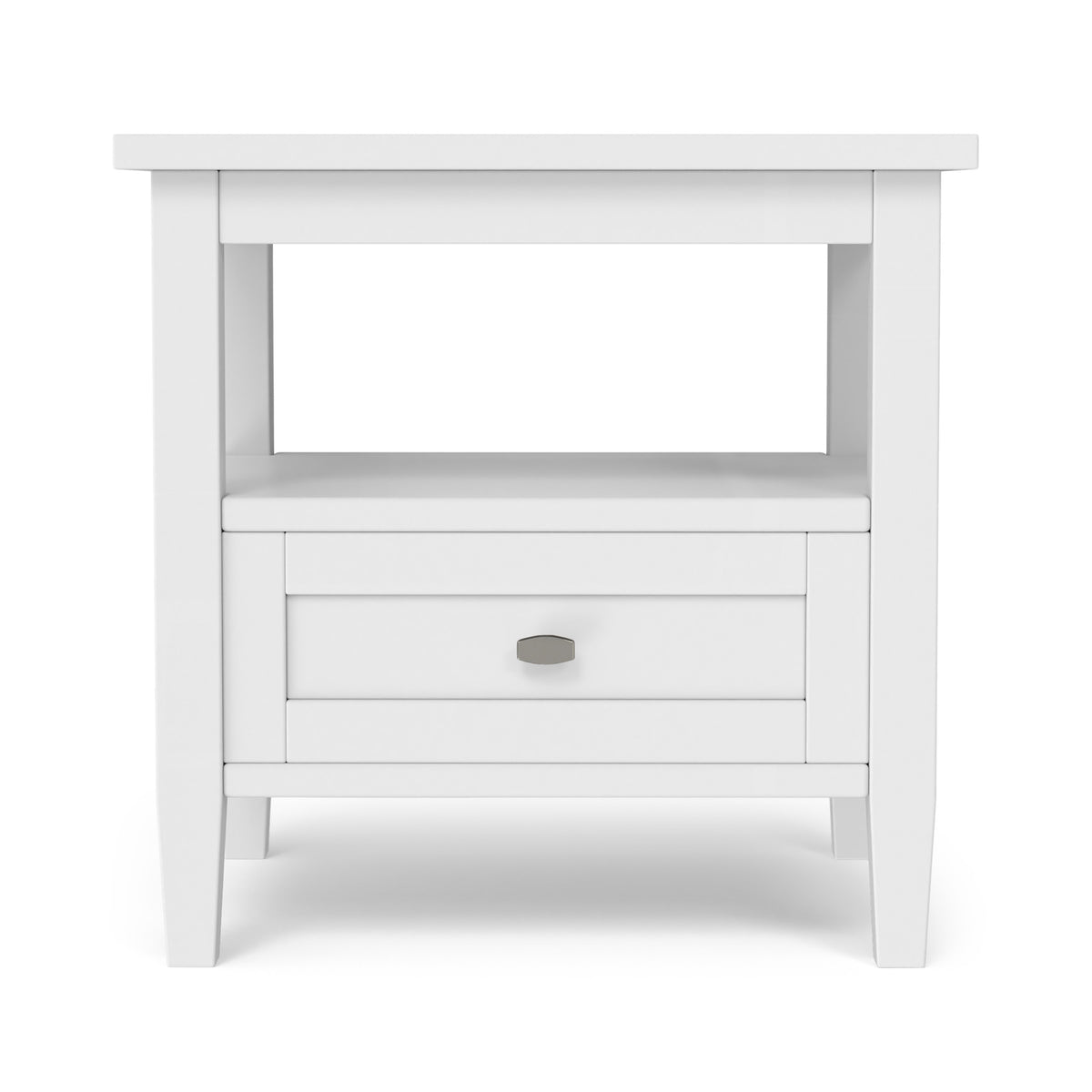 White | Warm Shaker End Table