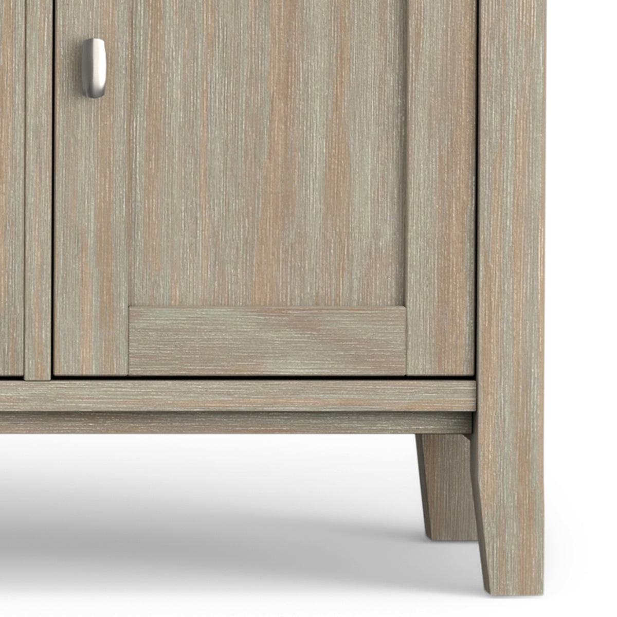 Distressed Grey | Warm Shaker 72 inch TV Media Stand