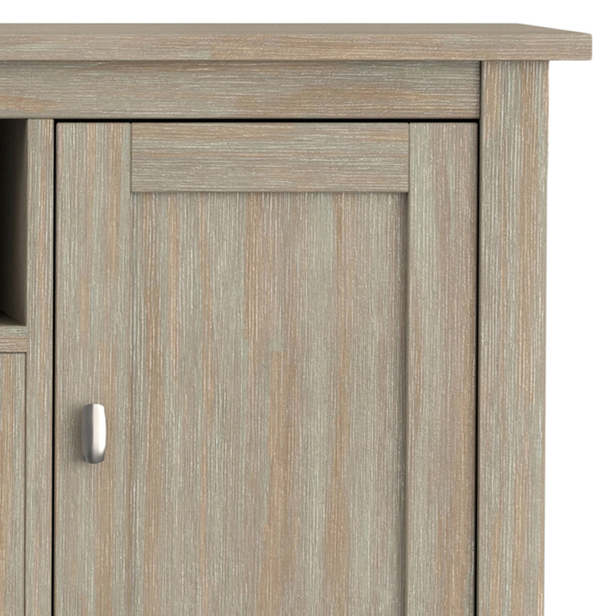 Distressed Grey | Warm Shaker 72 inch TV Media Stand
