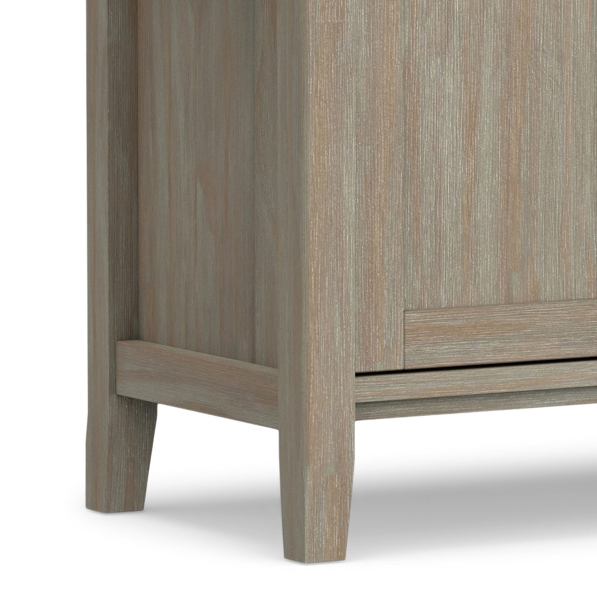 Distressed Grey | Warm Shaker 72 inch TV Media Stand