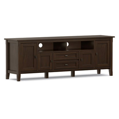 Brunette Brown | Warm Shaker 72 inch TV Media Stand