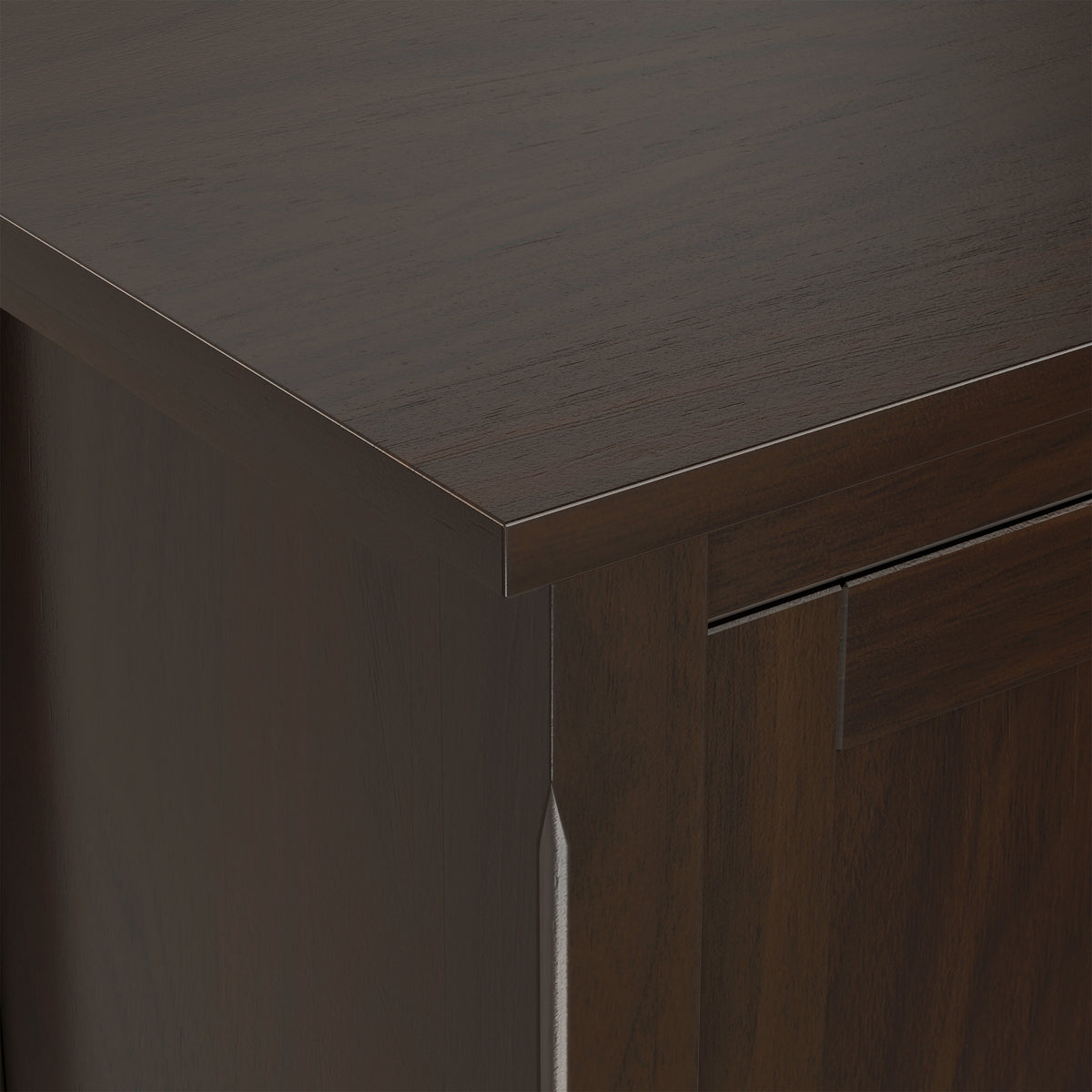 Brunette Brown | Warm Shaker 72 inch TV Media Stand