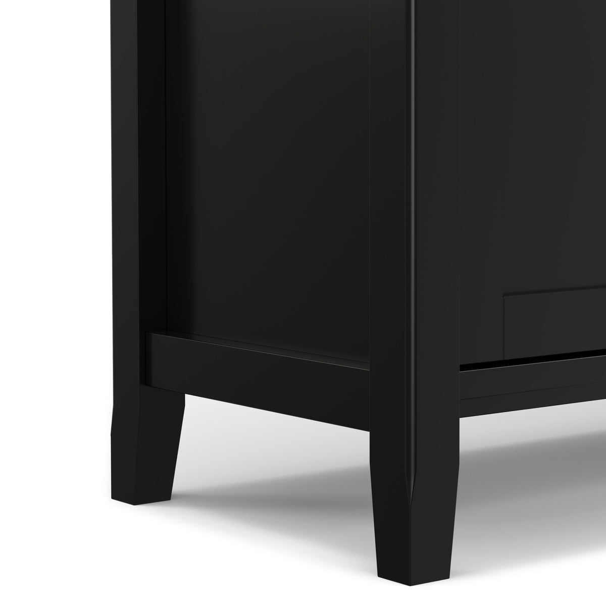 Black | Warm Shaker 72 inch TV Media Stand