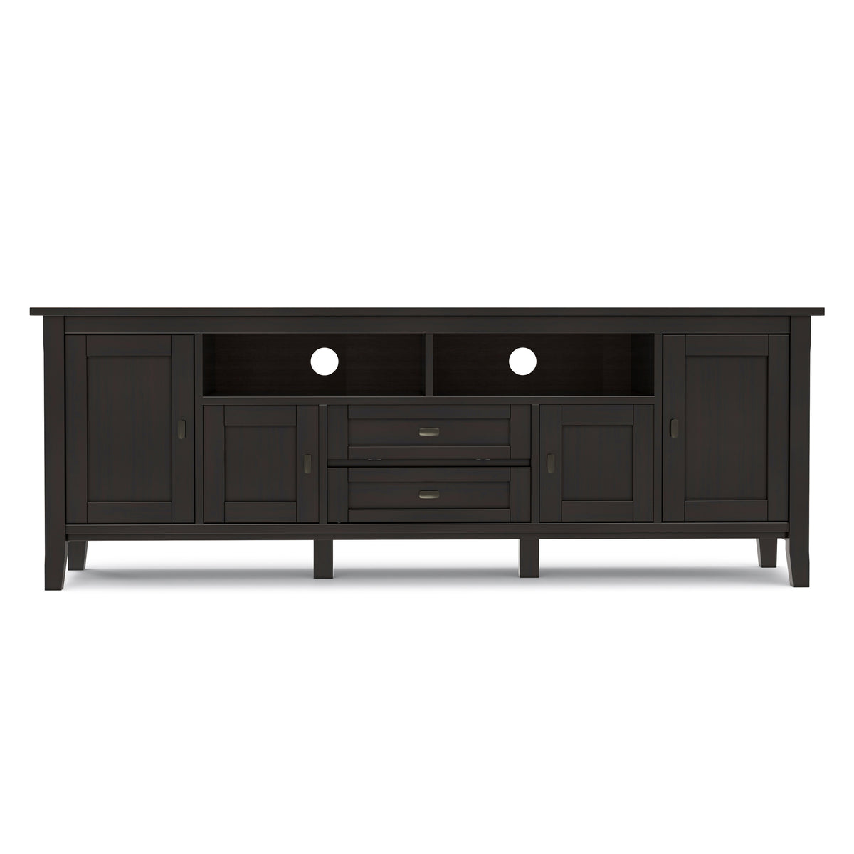Hickory Brown | Warm Shaker 72 inch TV Media Stand