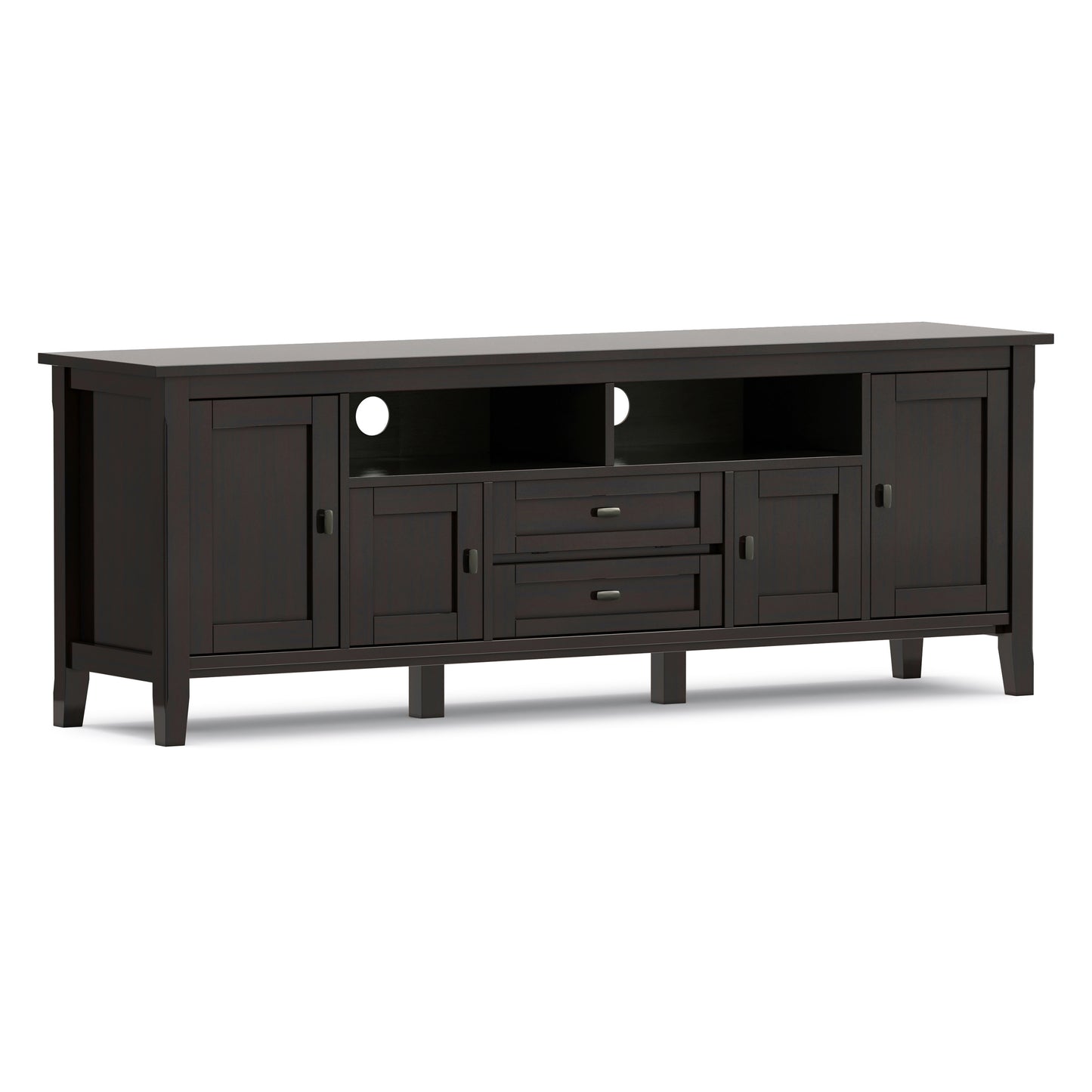 Hickory Brown | Warm Shaker 72 inch TV Media Stand