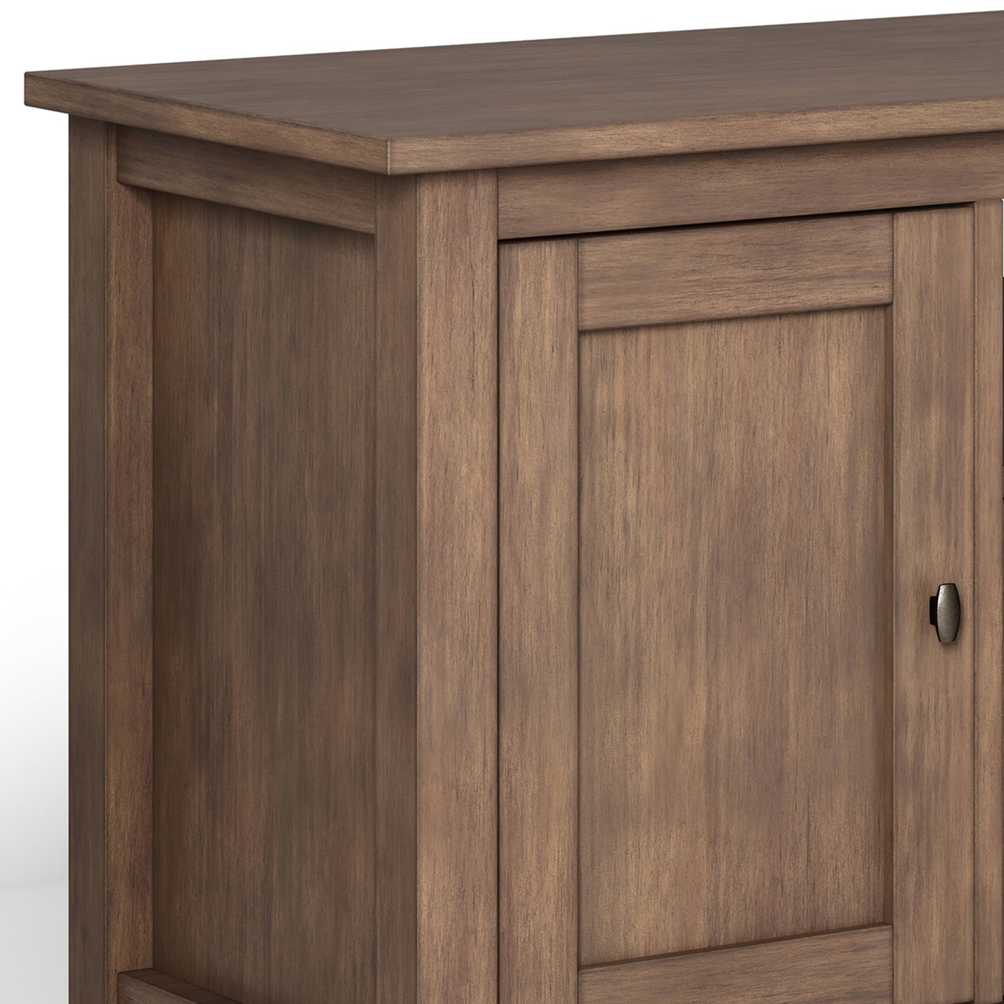 Rustic Natural Aged Brown | Warm Shaker 72 inch TV Media Stand