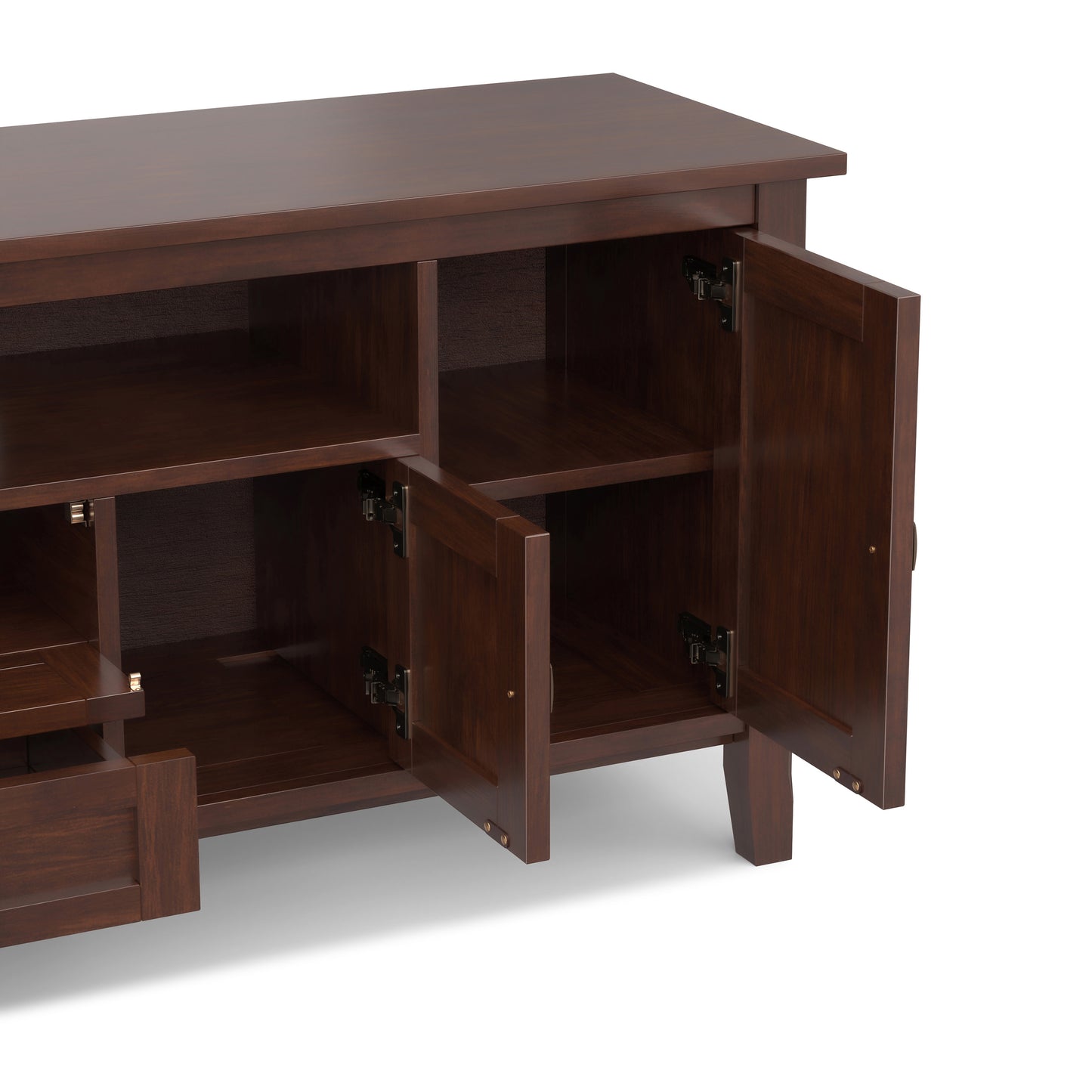 Russet Brown | Warm Shaker 72 inch TV Media Stand