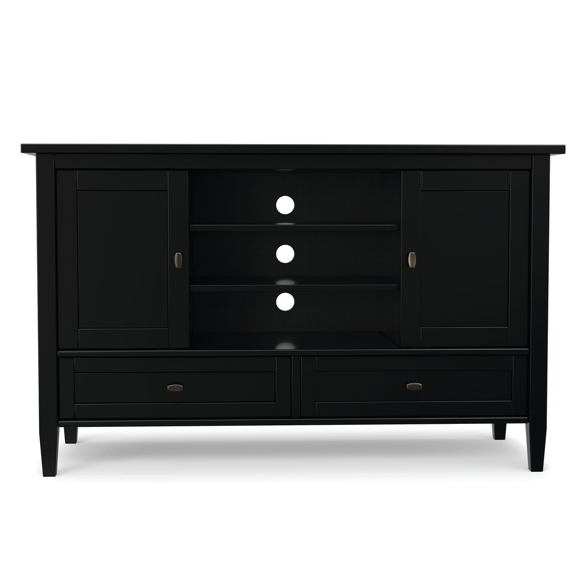 Black | Warm Shaker TV Media Stand