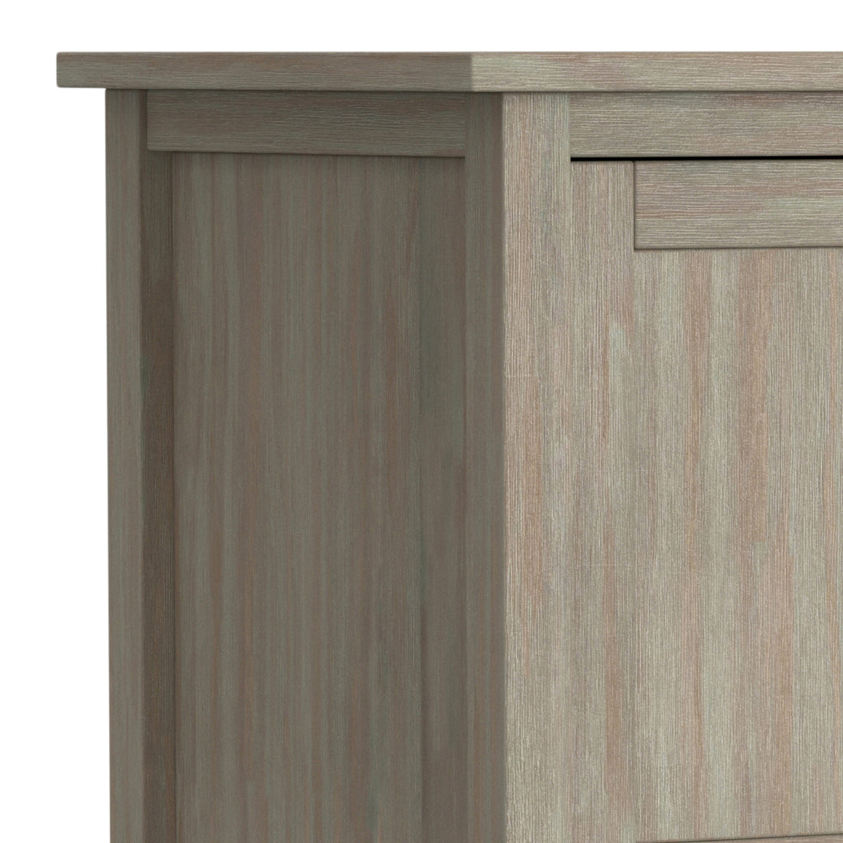 Distressed Grey | Warm Shaker TV Media Stand
