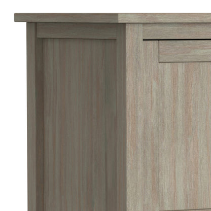 Distressed Grey | Warm Shaker TV Media Stand
