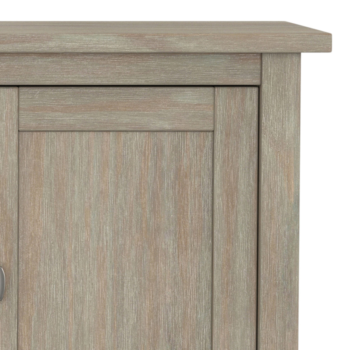 Distressed Grey | Warm Shaker TV Media Stand