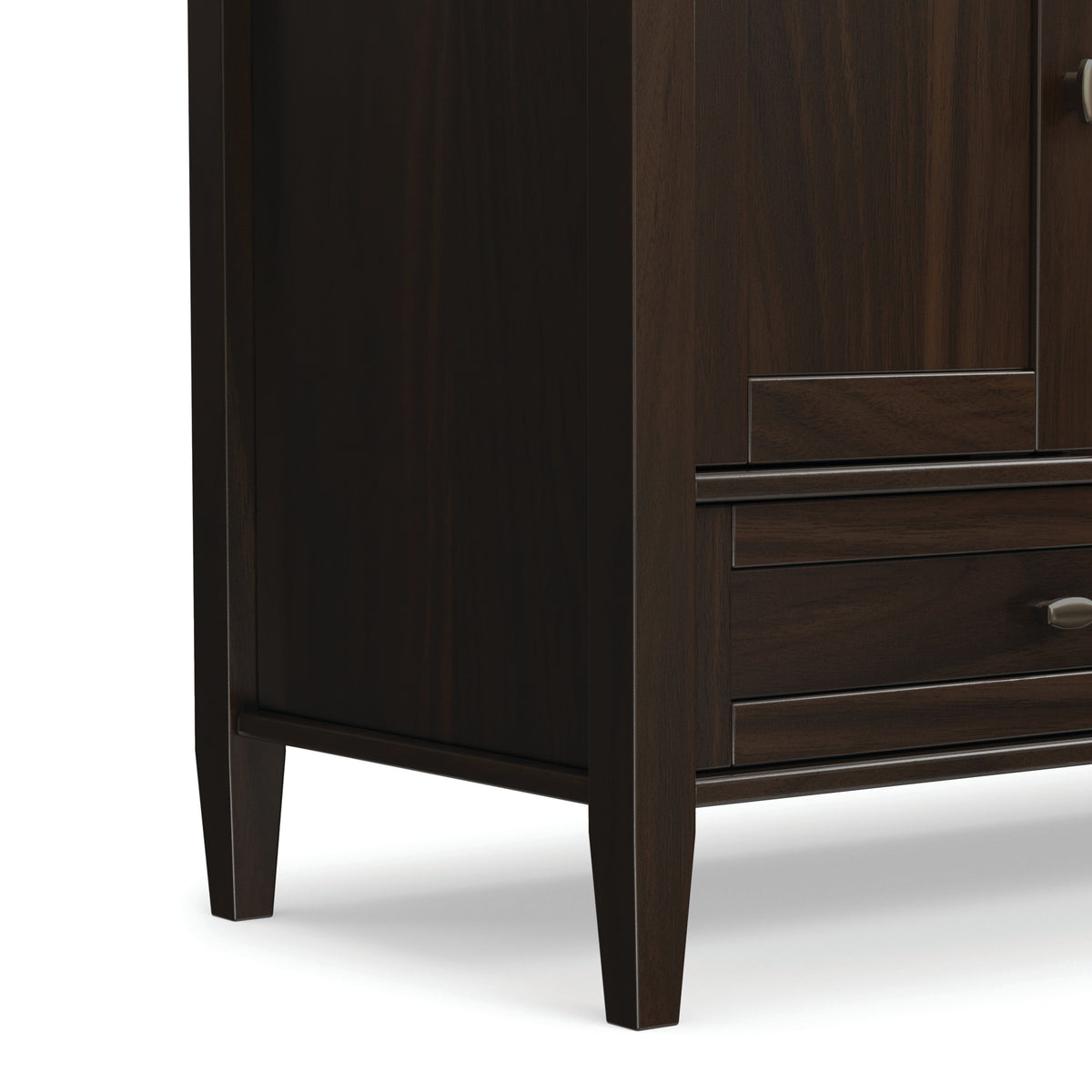 Brunette Brown | Warm Shaker TV Media Stand