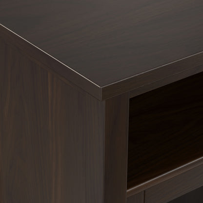 Brunette Brown | Warm Shaker Medium Storage Media Cabinet