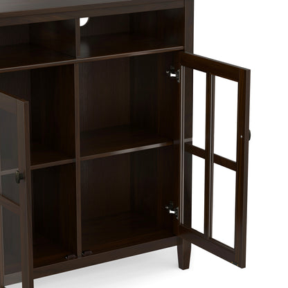 Brunette Brown | Warm Shaker Medium Storage Media Cabinet