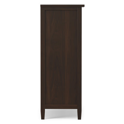 Brunette Brown | Warm Shaker Medium Storage Media Cabinet