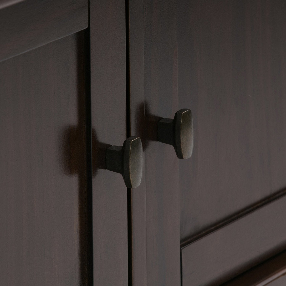 Brunette Brown | Warm Shaker 44 inch Entryway Bench