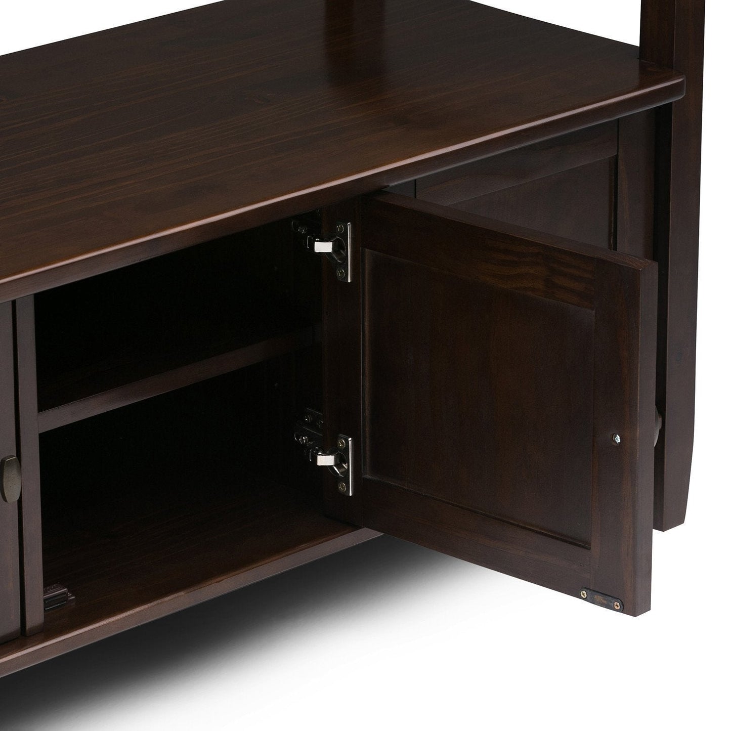 Brunette Brown | Warm Shaker 44 inch Entryway Bench