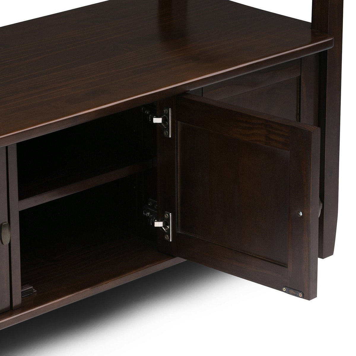 Brunette Brown | Warm Shaker 44 inch Entryway Bench