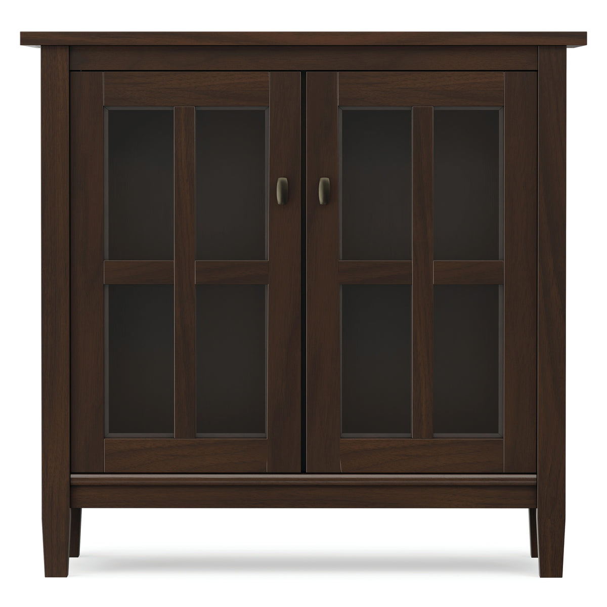 Brunette Brown | Warm Shaker Low Storage Cabinet