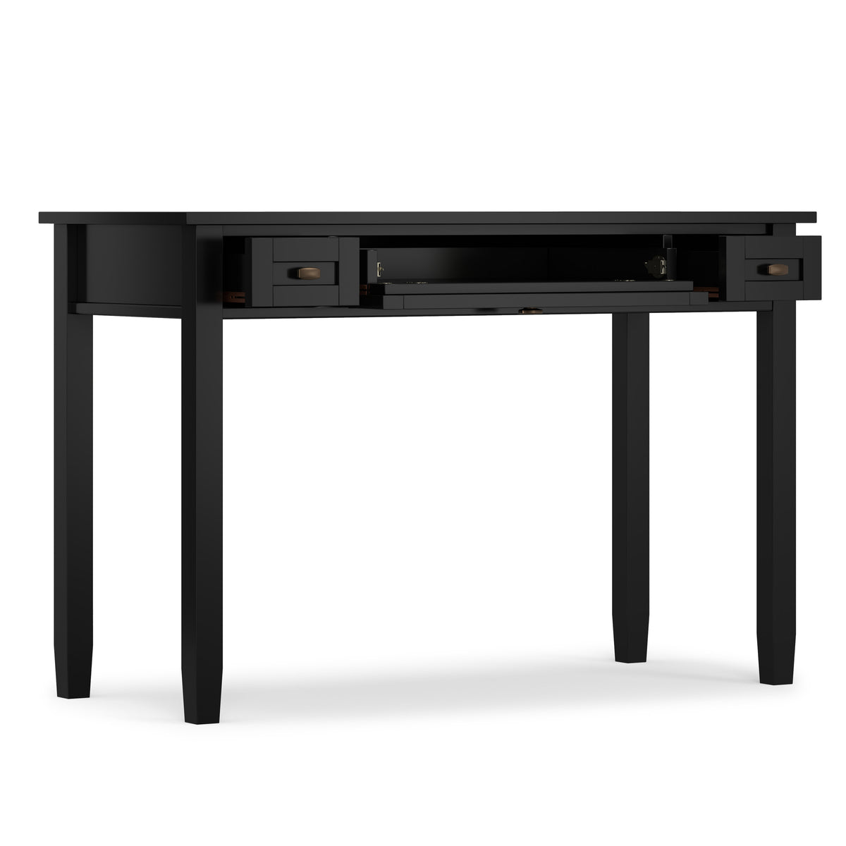 Black | Warm Shaker 48 inch Desk