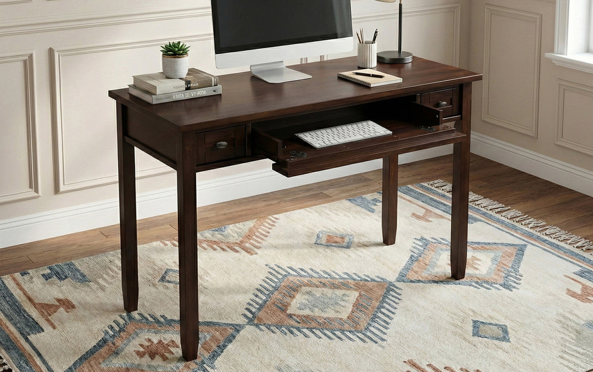 Brunette Brown | Warm Shaker 48 inch Desk