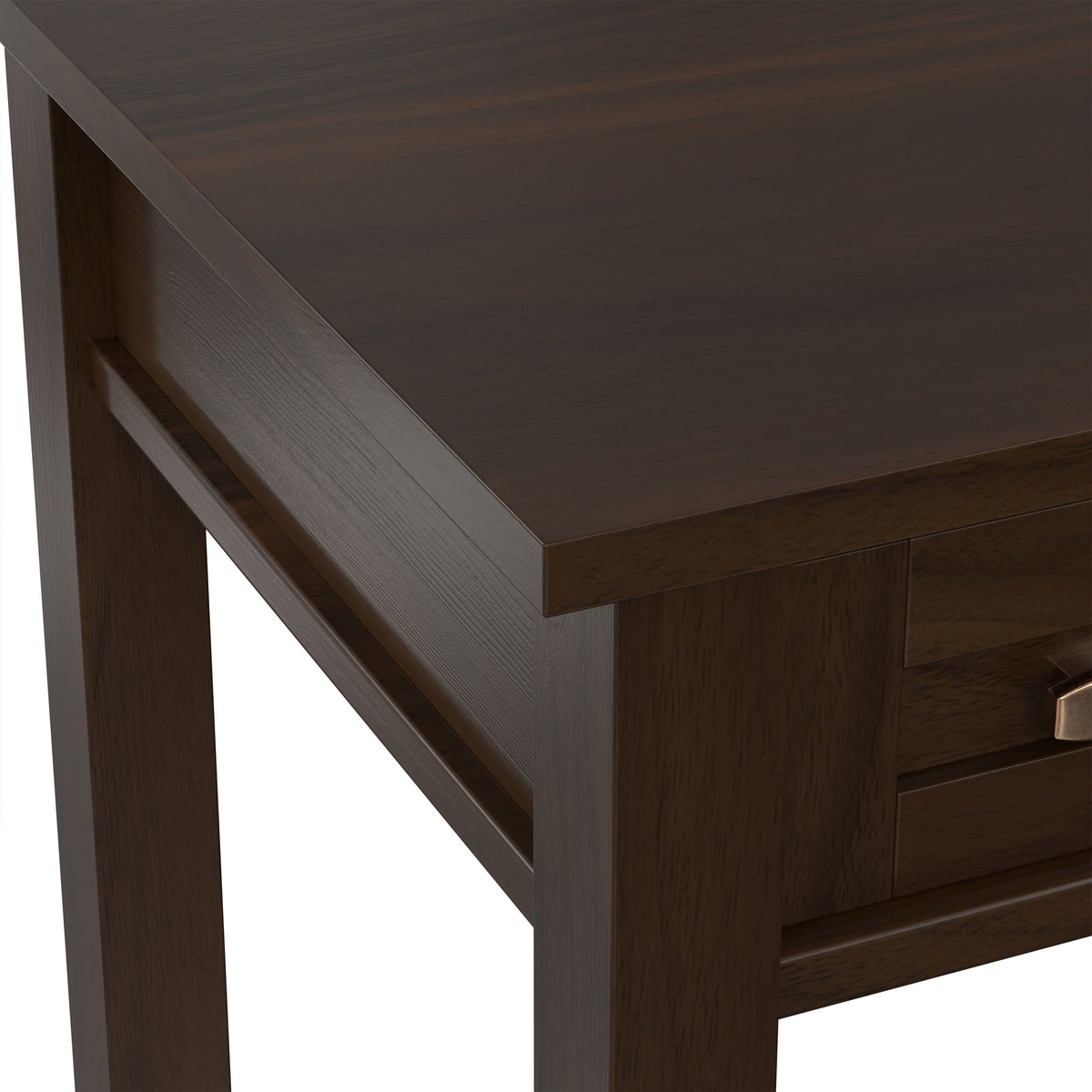 Brunette Brown | Warm Shaker 48 inch Desk