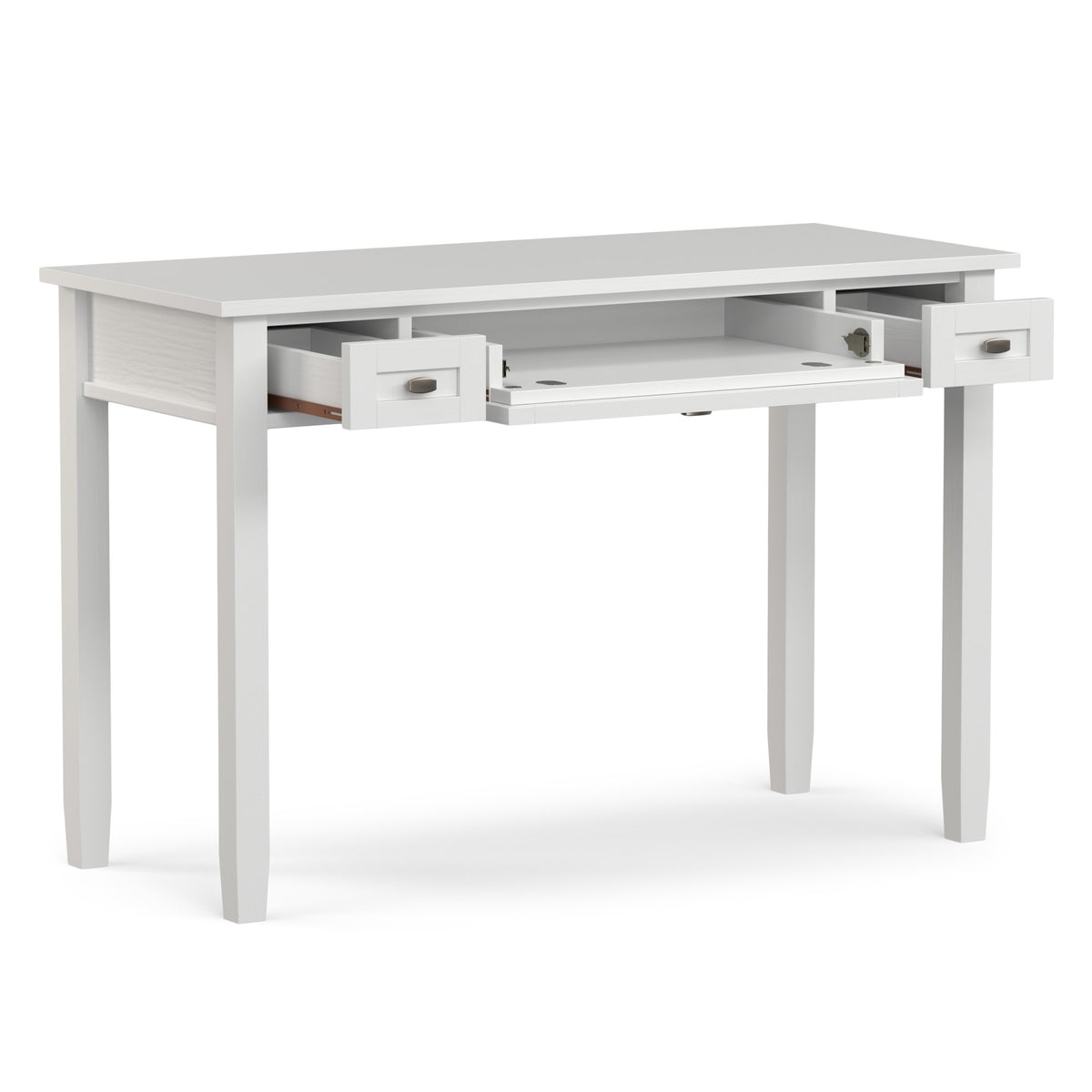 White | Warm Shaker 48 inch Desk