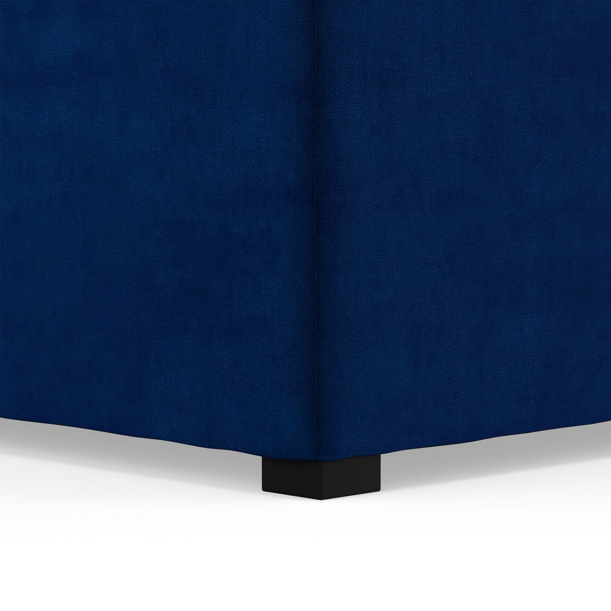 Blue Velvet Fabric | Avalon Table Ottoman in Velvet Fabric