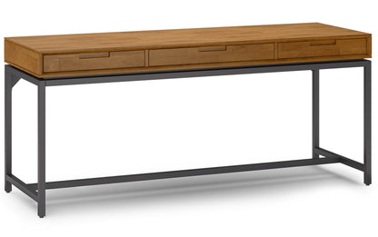 Medium Saddle Brown | Banting 72 inch Desk and 30 inch Bookcase