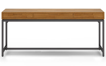 Medium Saddle Brown | Banting 72 inch Desk and 30 inch Bookcase