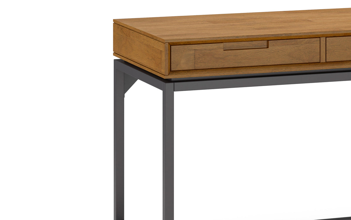 Medium Saddle Brown | Banting 72 inch Desk and 30 inch Bookcase