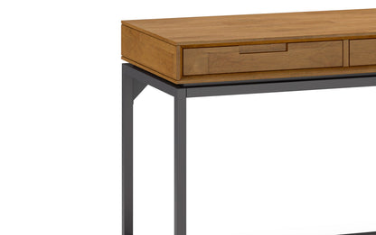 Medium Saddle Brown | Banting 72 inch Desk and 30 inch Bookcase