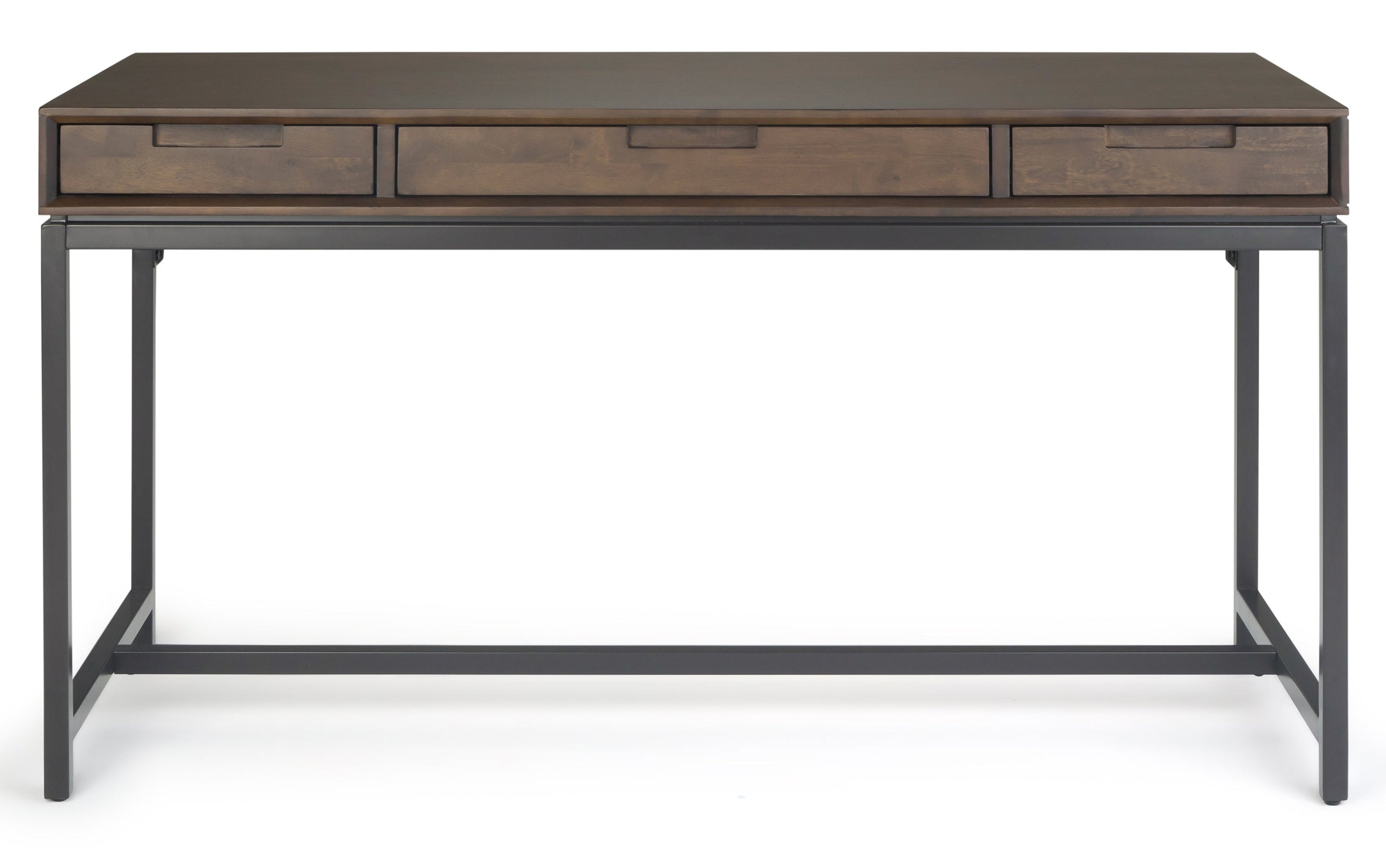 Medium Saddle Brown | Banting 60 inch Desk and 30 inch Bookcase (Set of 2)