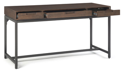 Medium Saddle Brown | Banting 60 inch Desk and 30 inch Bookcase (Set of 2)