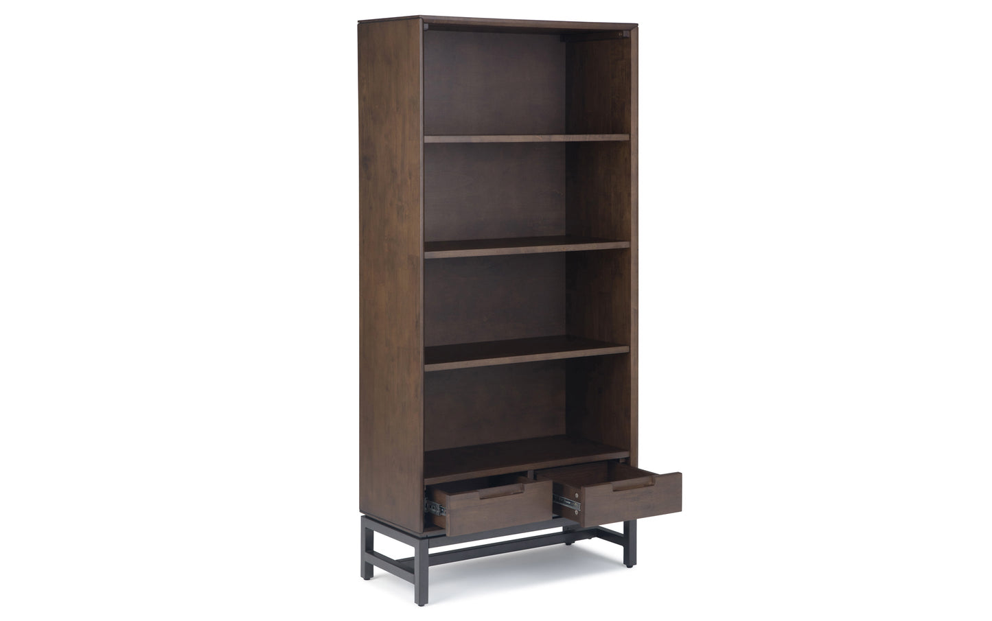 Walnut Brown | Banting 60 inch Desk and 30 inch Bookcase (Set of 2)
