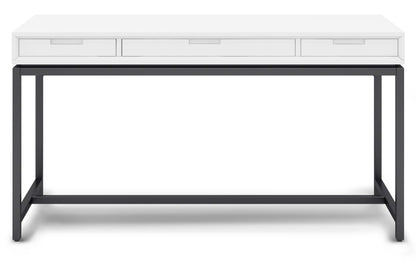 White | Banting 60 inch Desk and 30 inch Bookcase (Set of 2)