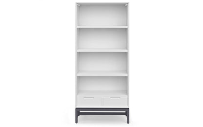 White | Banting 60 inch Desk and 30 inch Bookcase (Set of 2)