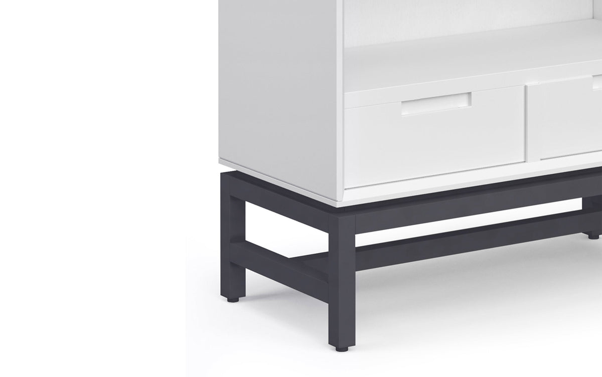 White | Banting 60 inch Desk and 30 inch Bookcase (Set of 2)