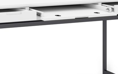 White | Banting 60 inch Desk and 30 inch Bookcase (Set of 2)