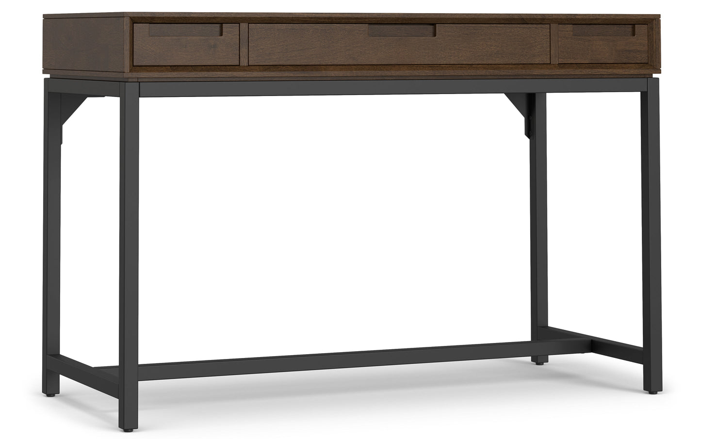 Walnut Brown | Banting 48 inch Desk and 30 inch Bookcase