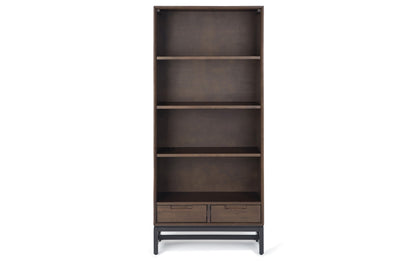Walnut Brown | Banting 48 inch Desk and 30 inch Bookcase