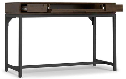 Walnut Brown | Banting 48 inch Desk and 30 inch Bookcase