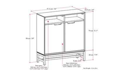 Banting 36 inch Storage Cabinet (Set of 2)