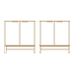 39 inch Storage Cabinet (Set of 2)