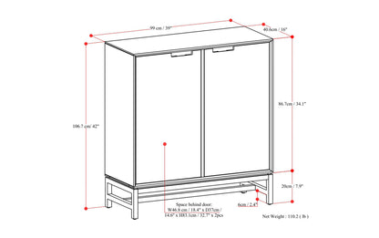 Banting 39 inch Storage Cabinet (Set of 2)
