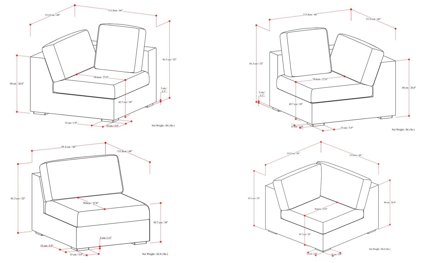 Jasmine Corner Sectional